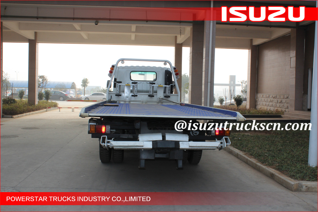 5Tons Isuzu Flatbed Tow Road Wrecker Flatbed Carriers