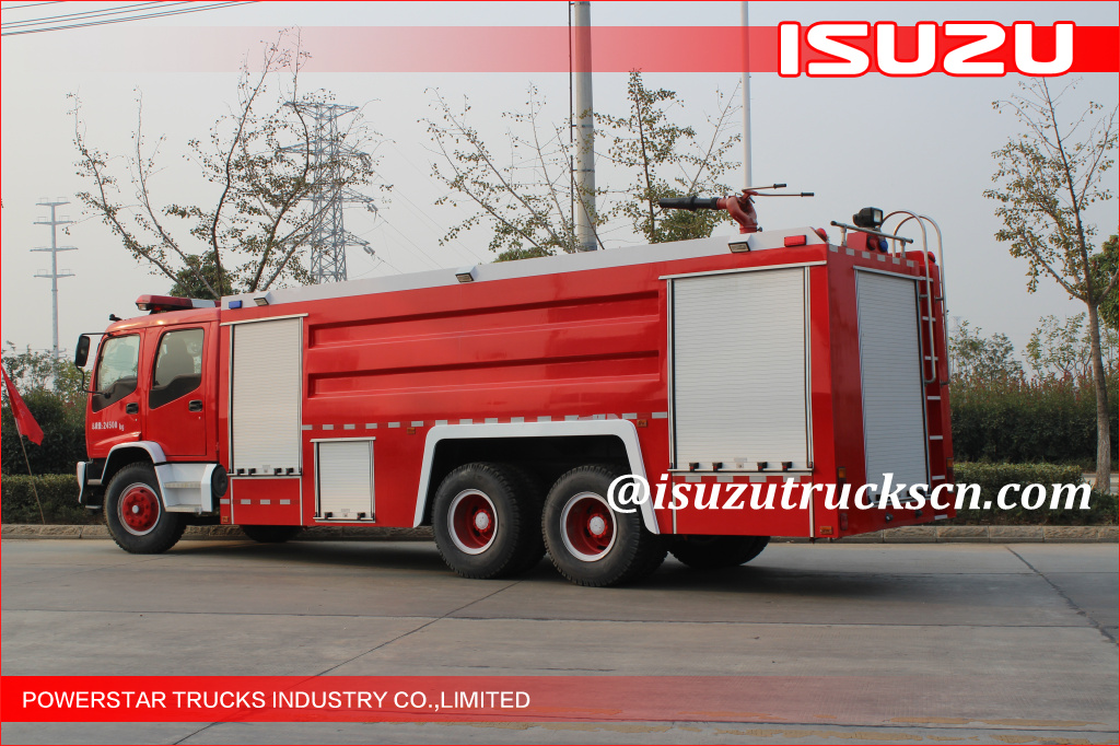  6x4 Big Capacity 15000L Water Type Fire Truck ISUZU