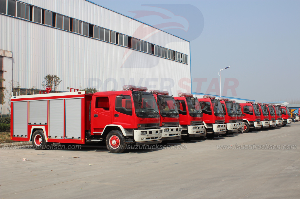 ISUZU FTR foam fire fighting vehicle/fire engine truck