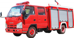 camion dei pompieri cisterna d'acqua ISUZU 2.000L