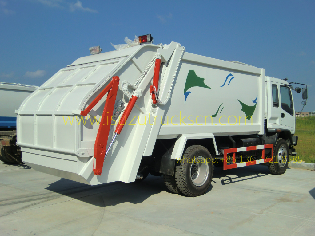 Customer made 12CBM 10cbm waste compactor truck Isuzu