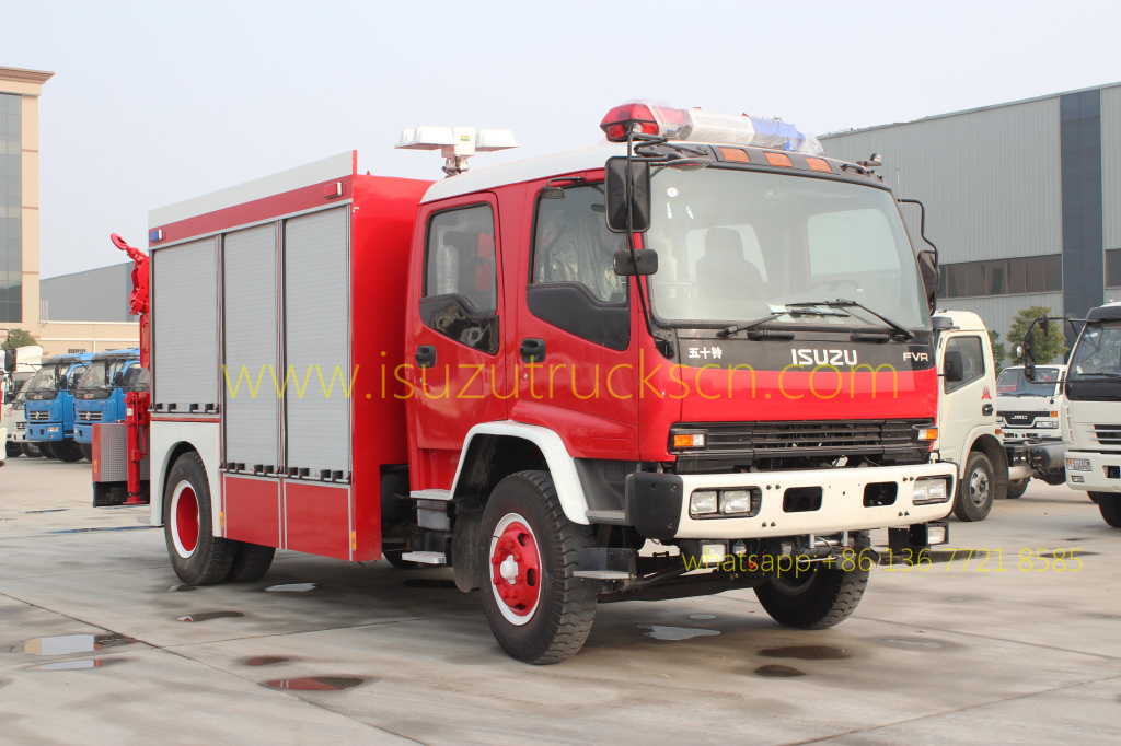 Emergency Rescue Fire Trucks Rescue Tender Truck ISUZU Specifications and pictures