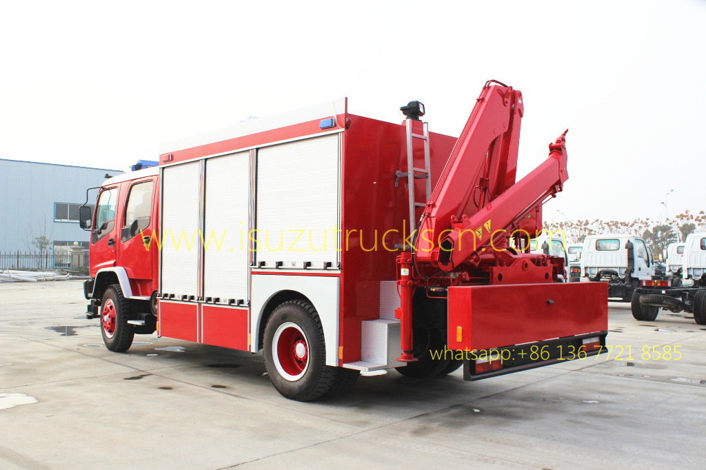 Emergency Rescue Fire Trucks Rescue Tender Truck ISUZU Specifications and pictures