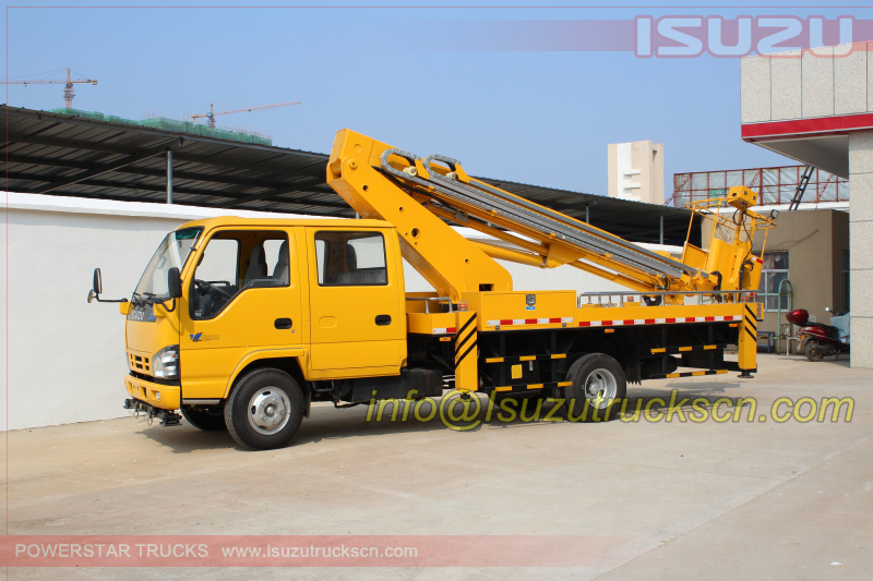 Telescopic Boom Aerial platform Truck ISUZU (18-20M) detail pictures