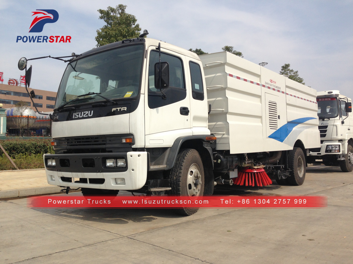 Spazzatrice stradale FTR FVR ad alte prestazioni Isuzu