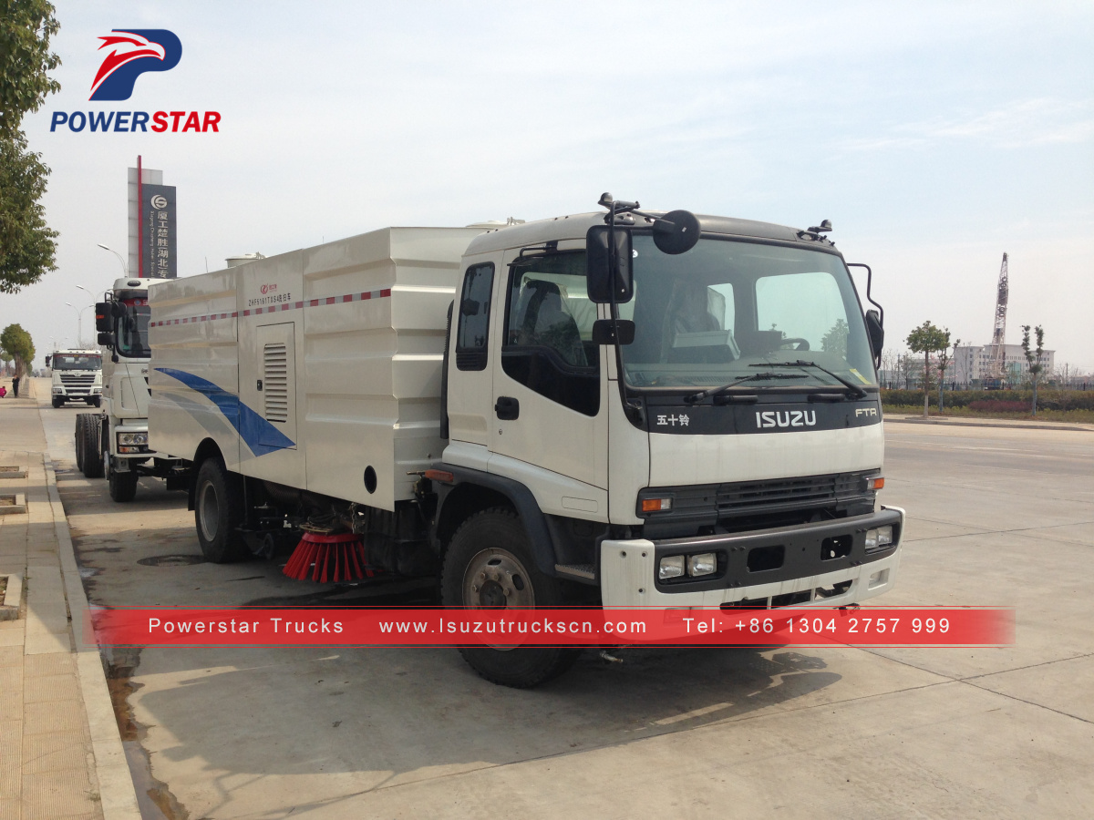 Spazzatrice stradale FTR FVR ad alte prestazioni Isuzu