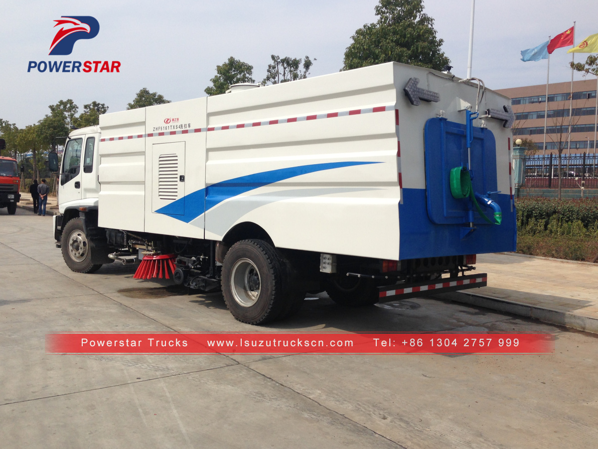 Spazzatrice stradale FTR FVR ad alte prestazioni Isuzu