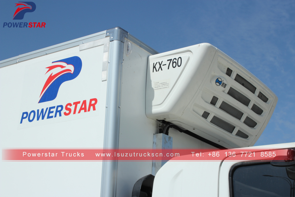 4x2 ISUZU NPR NQR refrigerated truck 10-15ton freezer truck for sale