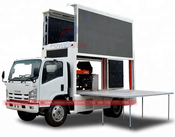 Camion pubblicitario esterno con schermo LED mobile ISUZU ELF