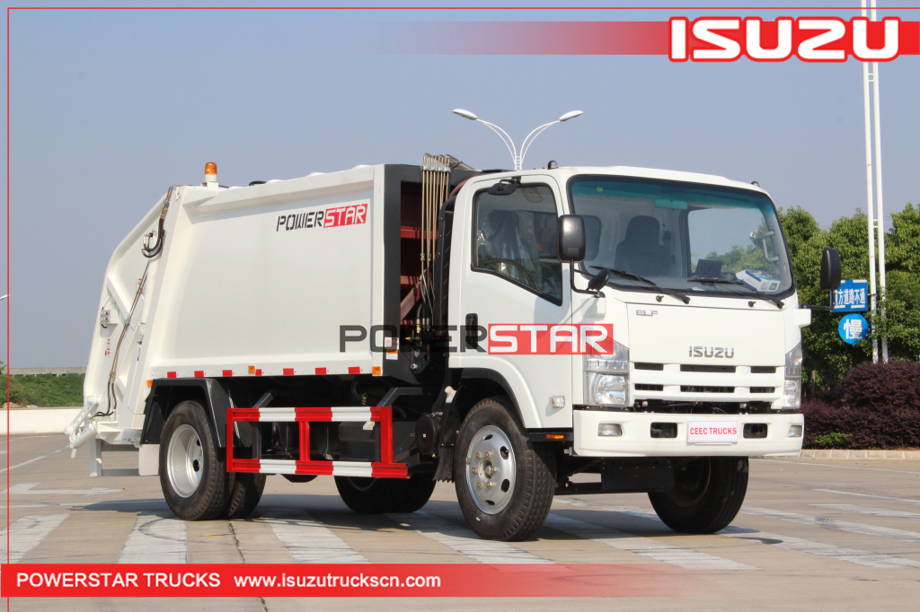 10m3 Compression Garbage Truck Isuzu Rear Loader Vehicle for sale