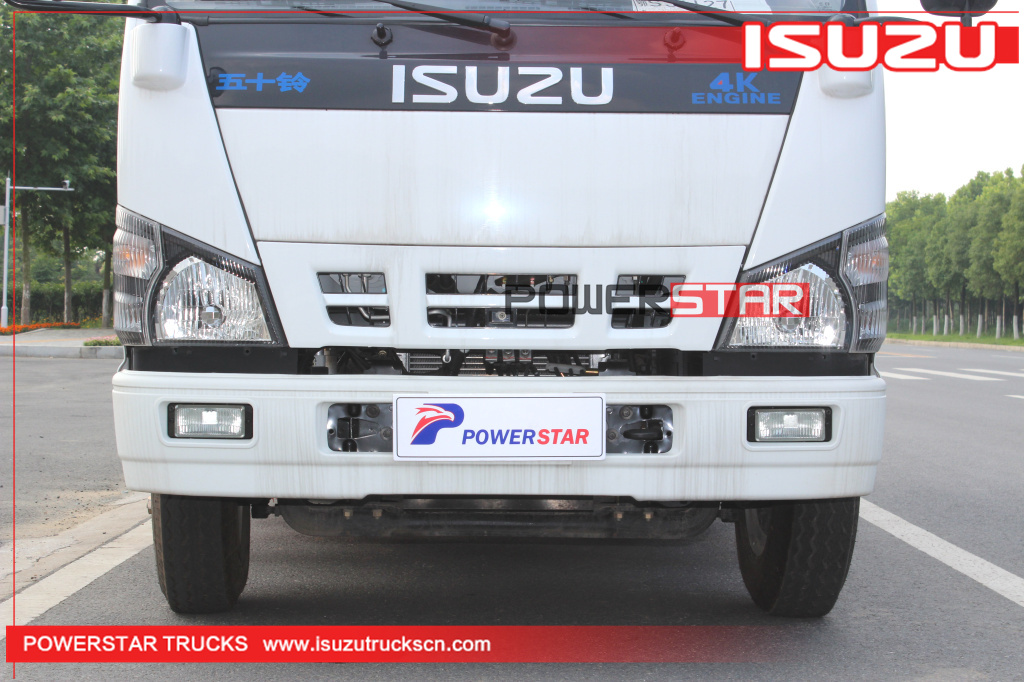 Cement plant road sweeper truck Isuzu