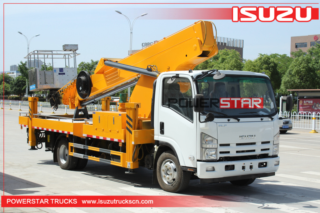 Brand new 24m 26m ISUZU Telescopic Bucket Truck Man Lifter Aerial Working Platform 220Kg