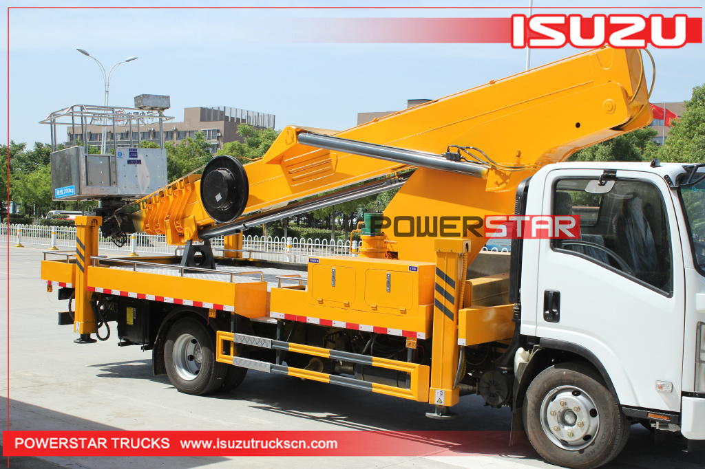 Brand new 24m 26m ISUZU Telescopic Bucket Truck Man Lifter Aerial Working Platform 220Kg