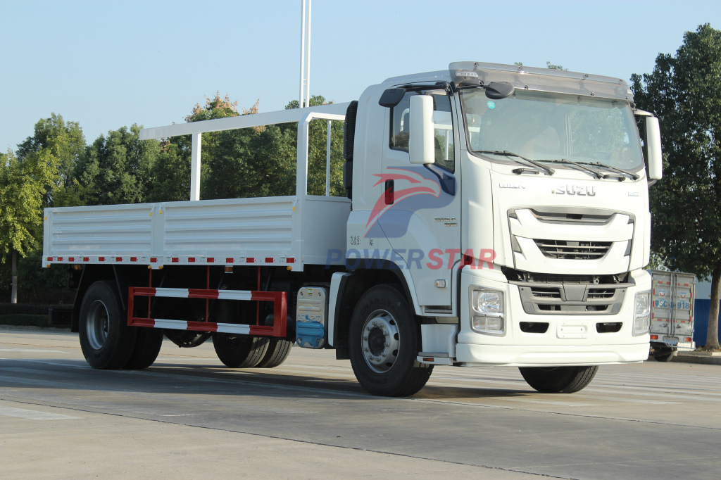 Camion del carico del carraio del dropside 10 del recinto del muro laterale di ISUZU GIGA 6X4 380HP