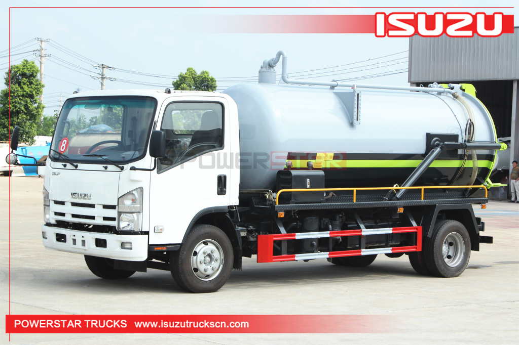 Sewage collector tank truck Isuzu NKR ELF