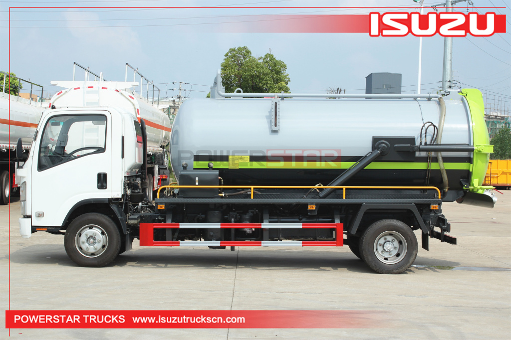 Sewage collector tank truck Isuzu NKR ELF