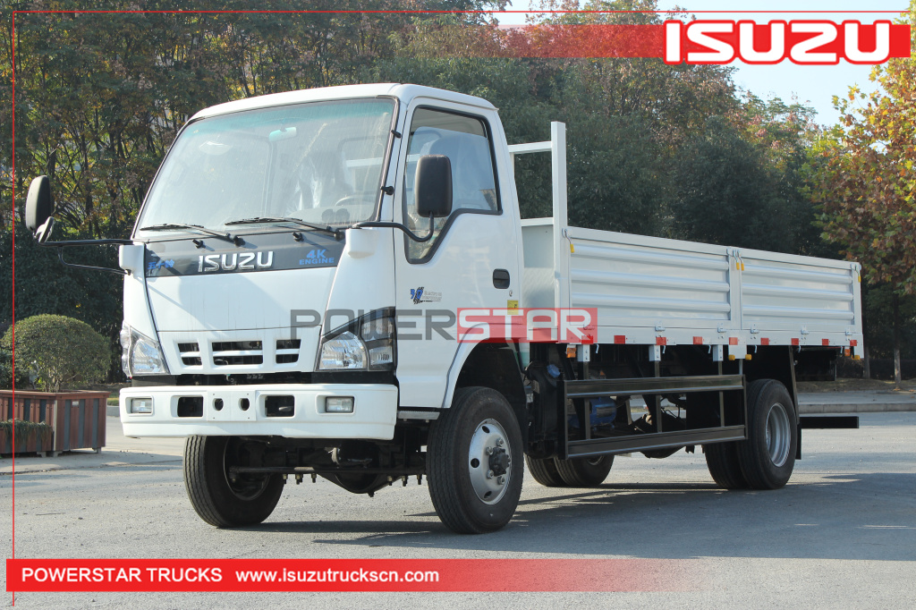 ISUZU NKR/600P/NPR 4X4 Off road sidewall Fence Dropside 6wheeler Cargo Trucks for sale