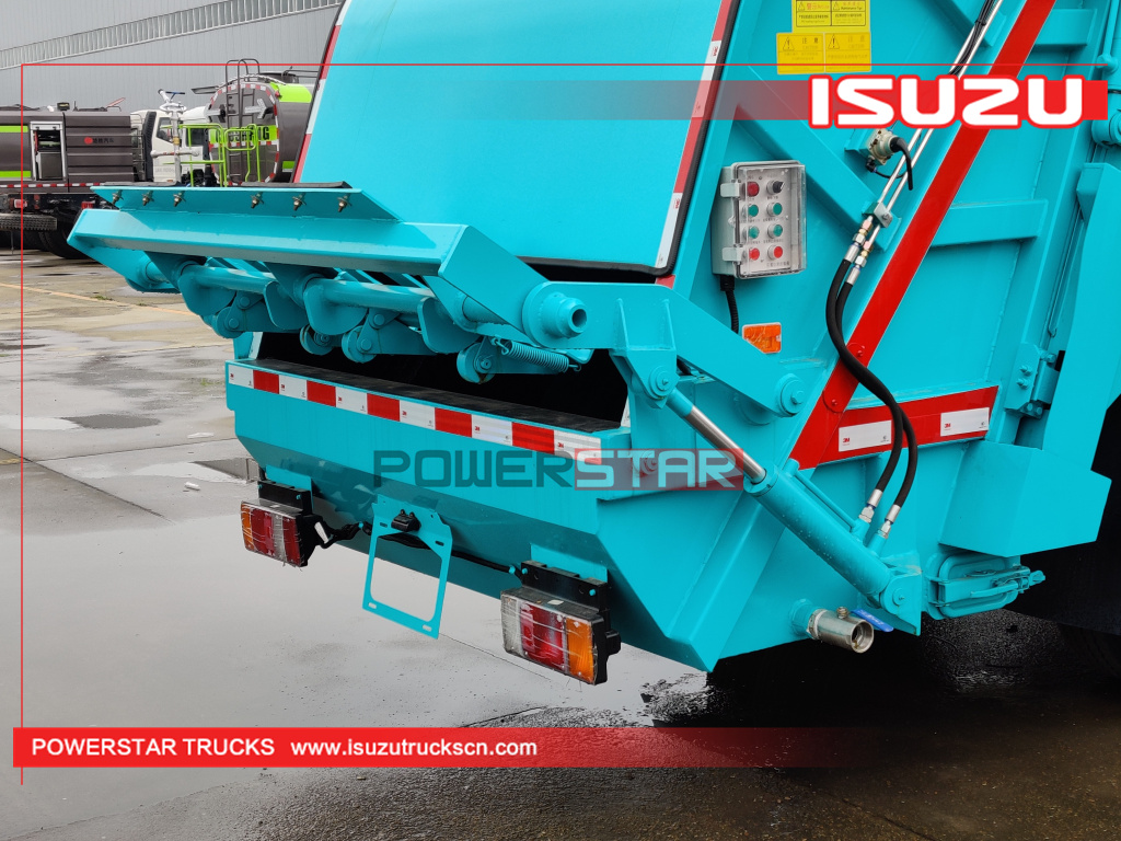 Mongolia ISUZU New Rear Loader Trash Management 5m3 Garbage Compactor Truck with Factory Price