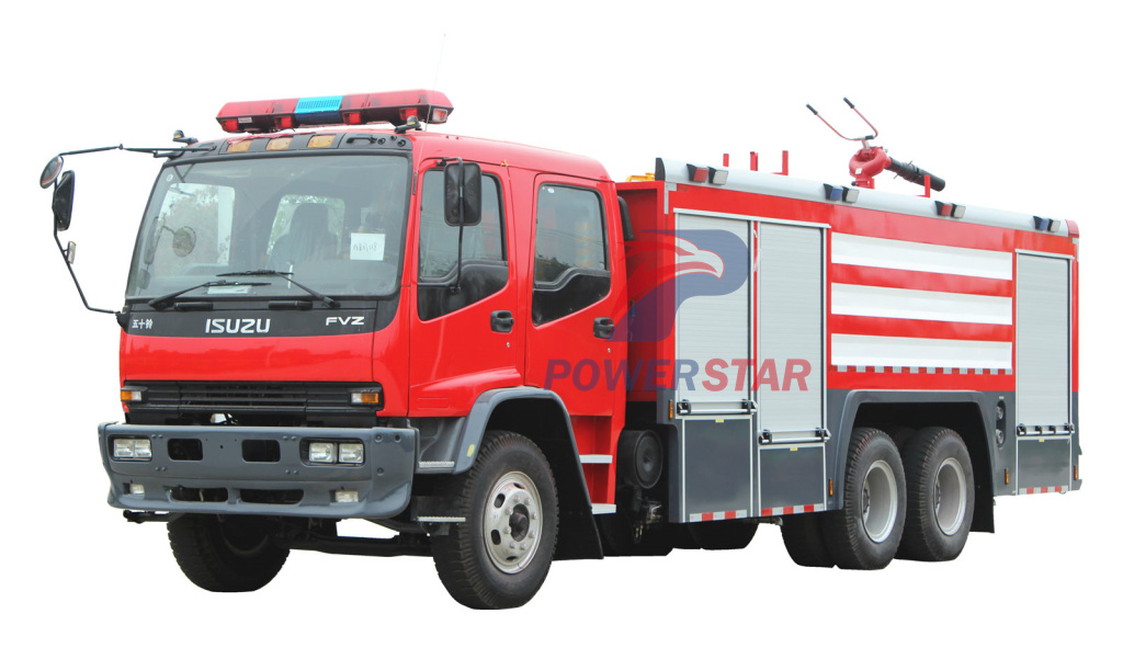 ISUZU FVZ Camion dei vigili del fuoco a schiuma d'acqua