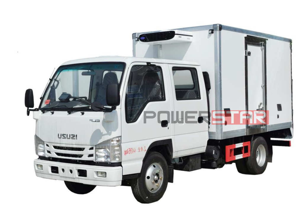 Veicolo congelatore per camion refrigerato ISUZU ELF 100P a doppia cabina