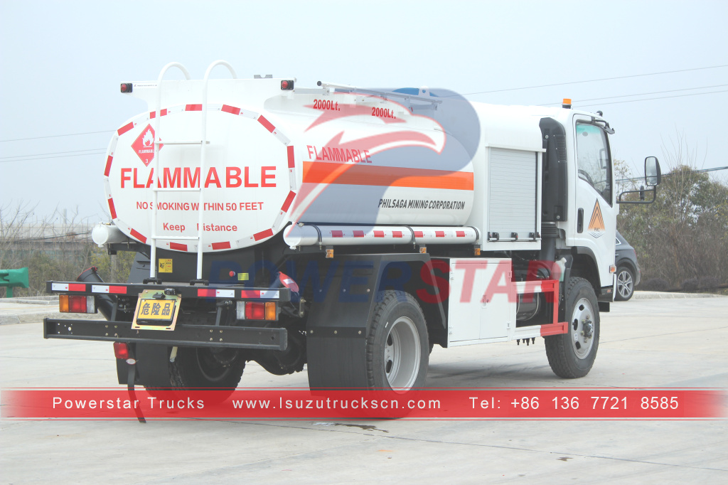 Brand new ISUZU 4X4 ALL WHEEL DRIVE Diesel Oil Transporter Capacity Fuel Tank Tanker Truck 