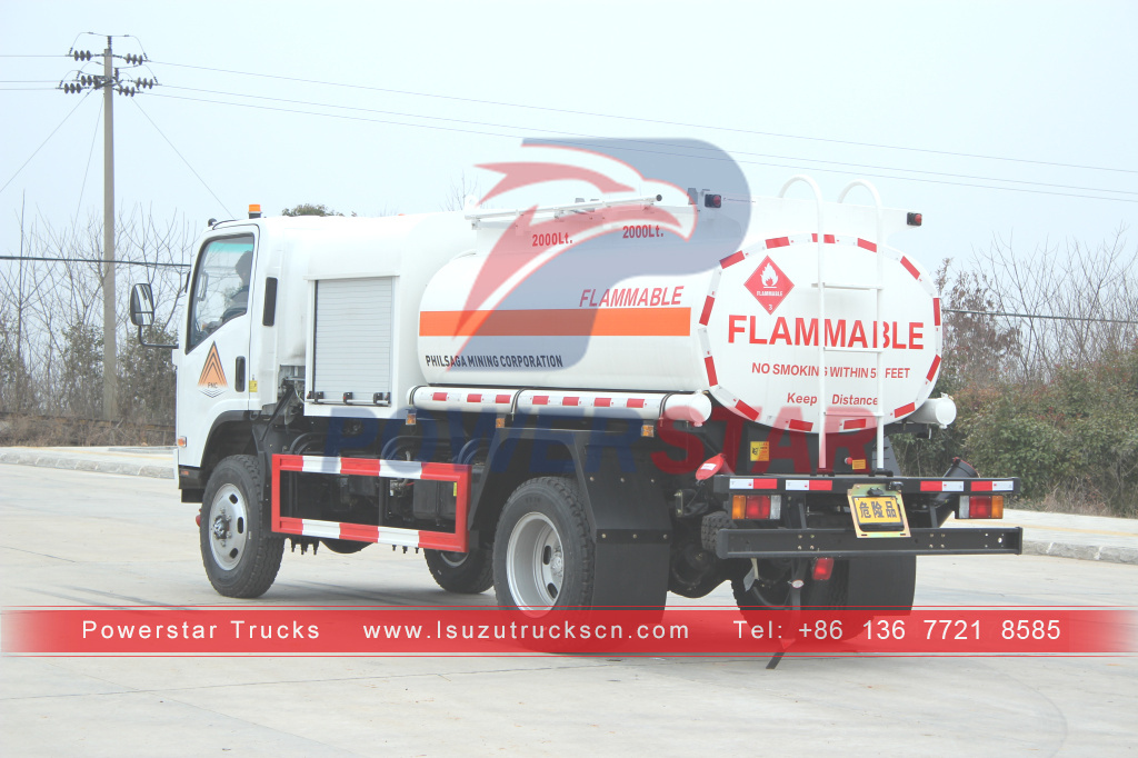 Brand new ISUZU 4X4 ALL WHEEL DRIVE Diesel Oil Transporter Capacity Fuel Tank Tanker Truck 