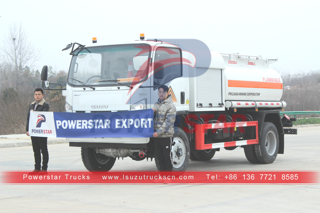 Brand new ISUZU 4X4 ALL WHEEL DRIVE Diesel Oil Transporter Capacity Fuel Tank Tanker Truck 