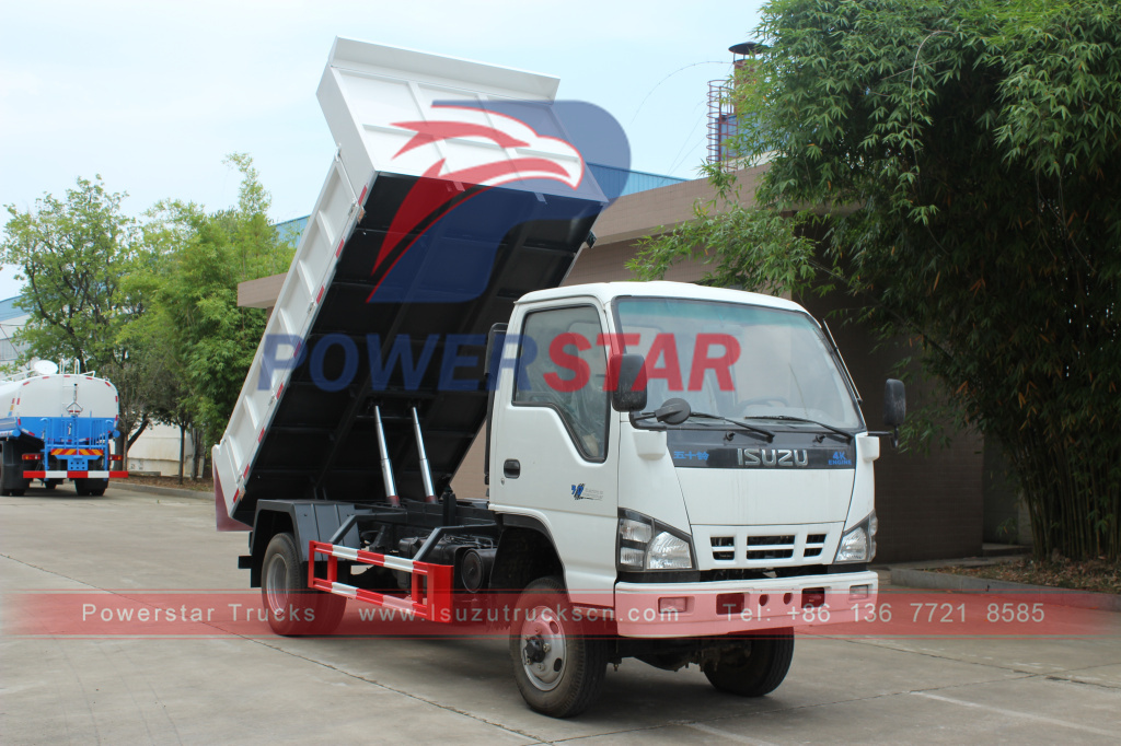 Philippines Brand New ISUZU NKR/600P/NQR Off road 4x4 mini Dump Tipper Trucks