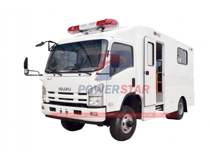 ISUZU NPR/700P/ELF 4X4 trazione integrale Ambulanza Ospedale Soccorso camion Veicolo per il trasporto di pazienti in vendita