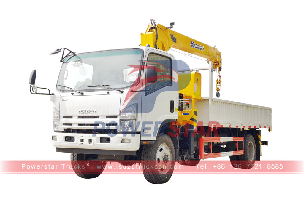 Gru montata su camion ISUZU NPR ELF 4×4 AWD