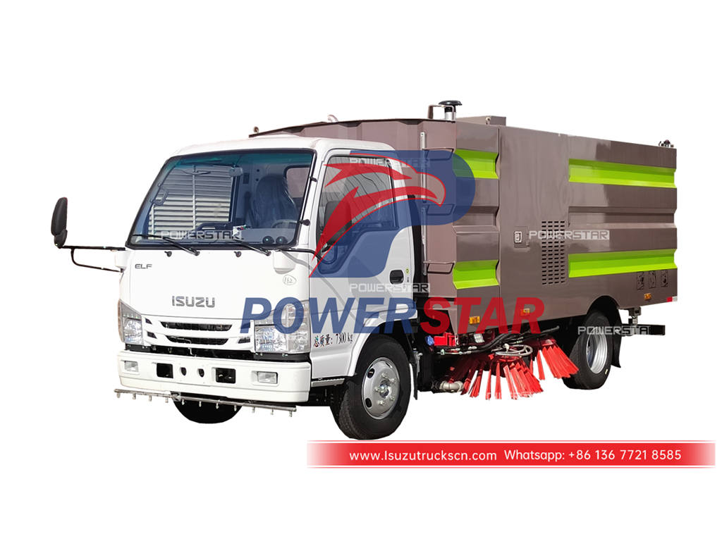 Customized ISUZU 100P Street sweeper for sale