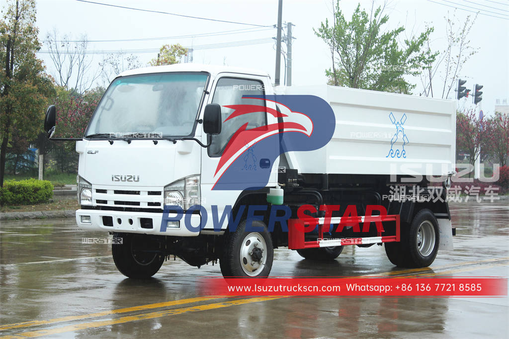 Camion per la raccolta rifiuti con scarrabile ISUZU 4×4