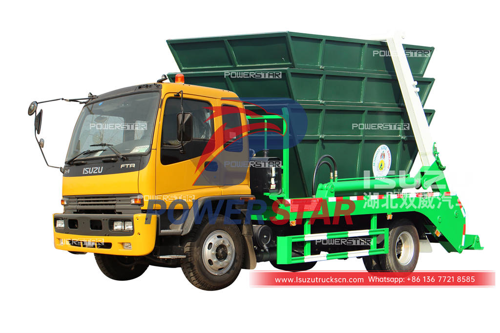 Hot-selling ISUZU FTR 10CBM skip bin loader for Vietnam