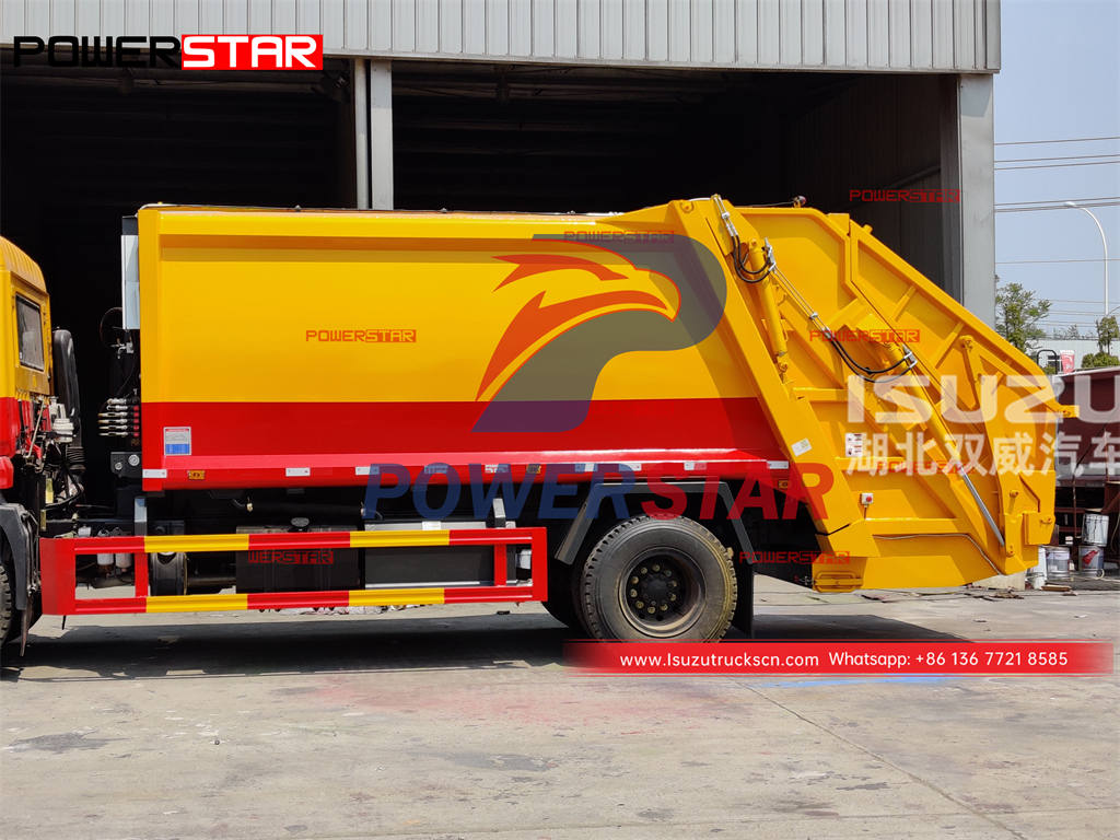 ISUZU ELF 100P 4CBM rear loader for sale