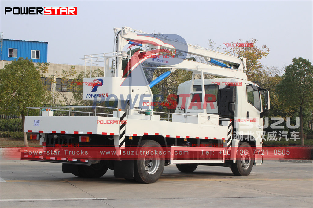 Esportazione manuale del camion con piattaforma aerea POWERSTAR nelle Filippine Manila