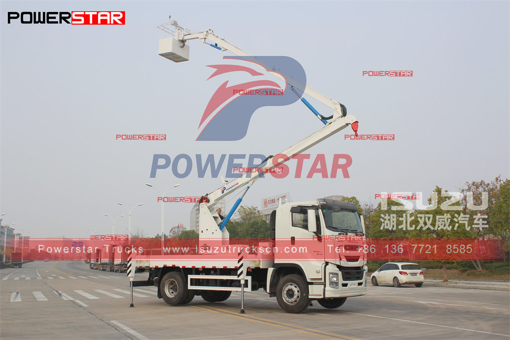 Esportazione manuale del camion con piattaforma aerea POWERSTAR nelle Filippine Manila