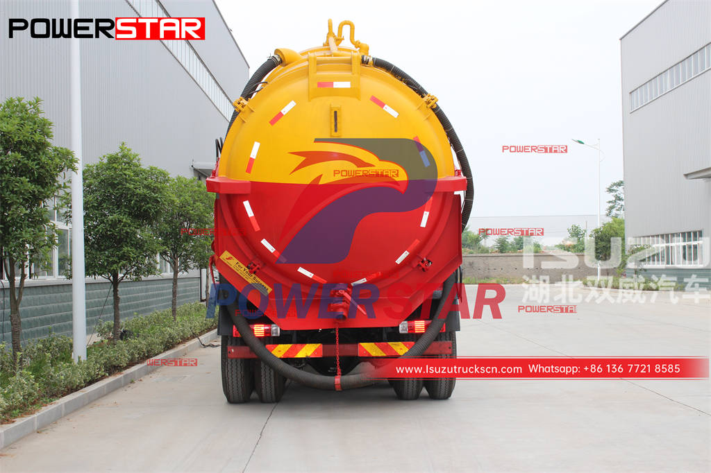 Factory outlet ISUZU FVZ 18000L septic vacuum trucks