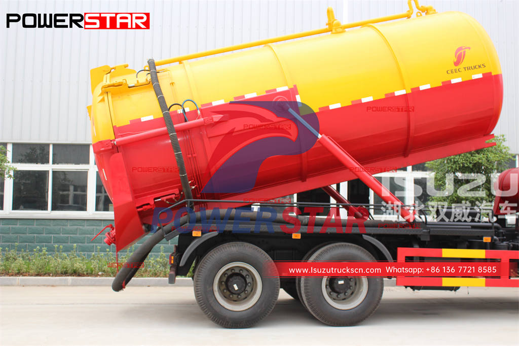 Durable ISUZU FVZ 6Ã—4 cesspool emptier at discount price