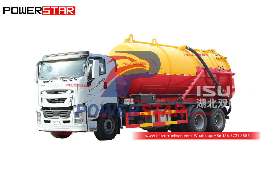 Good quality ISUZU GIGA 6Ã—4 gully sucker on special offer