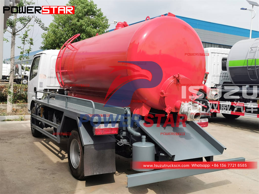 Custom-made ISUZU 4Ã—2 5000L cesspool emptier truck for sale