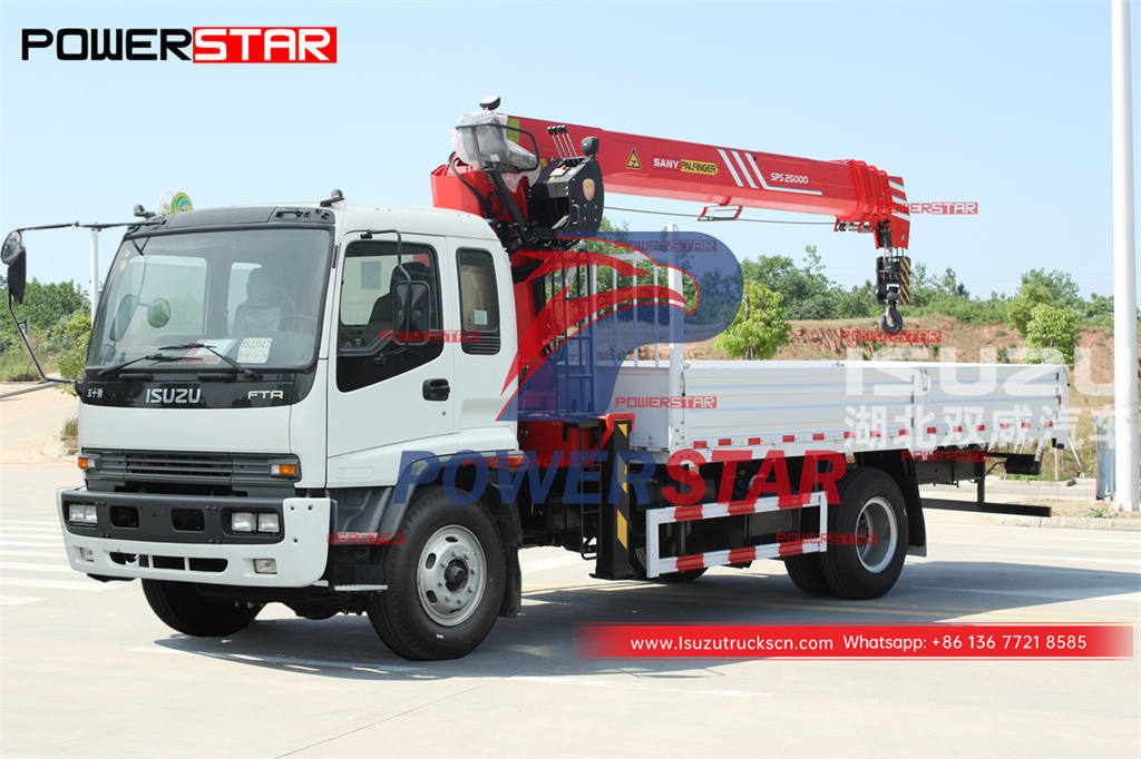 ISUZU FTR 4Ã—4 AWD truck with crane Palfinger SPS25000