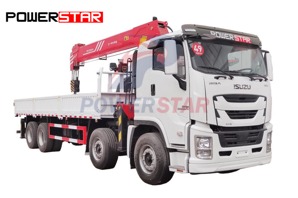 Camion ISUZU GIGA 12 ruote con gru palfinger SPS25000