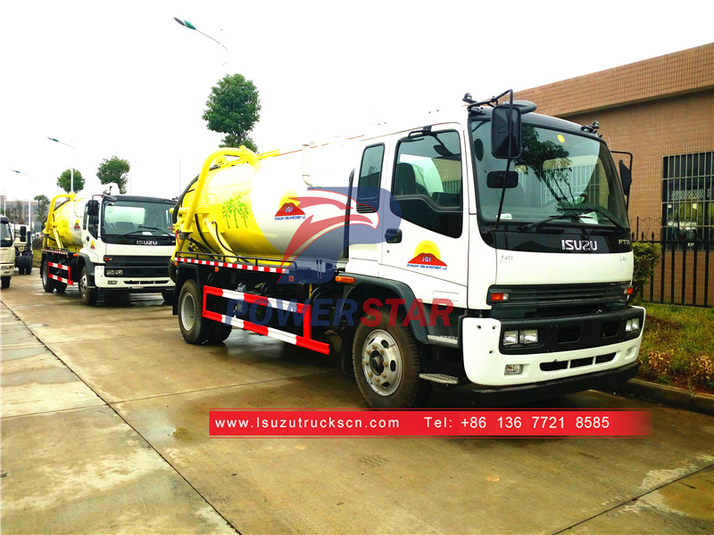 Camion aspiratore per fognature Isuzu