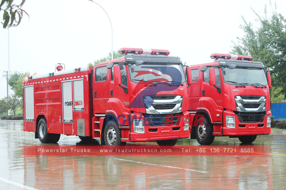 Camion antincendio ISUZU ad alte prestazioni