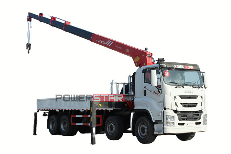 Camion Isuzu con gru Palfinger