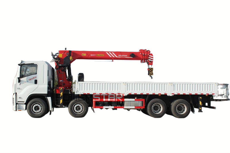 Camion Isuzu con gru Palfinger