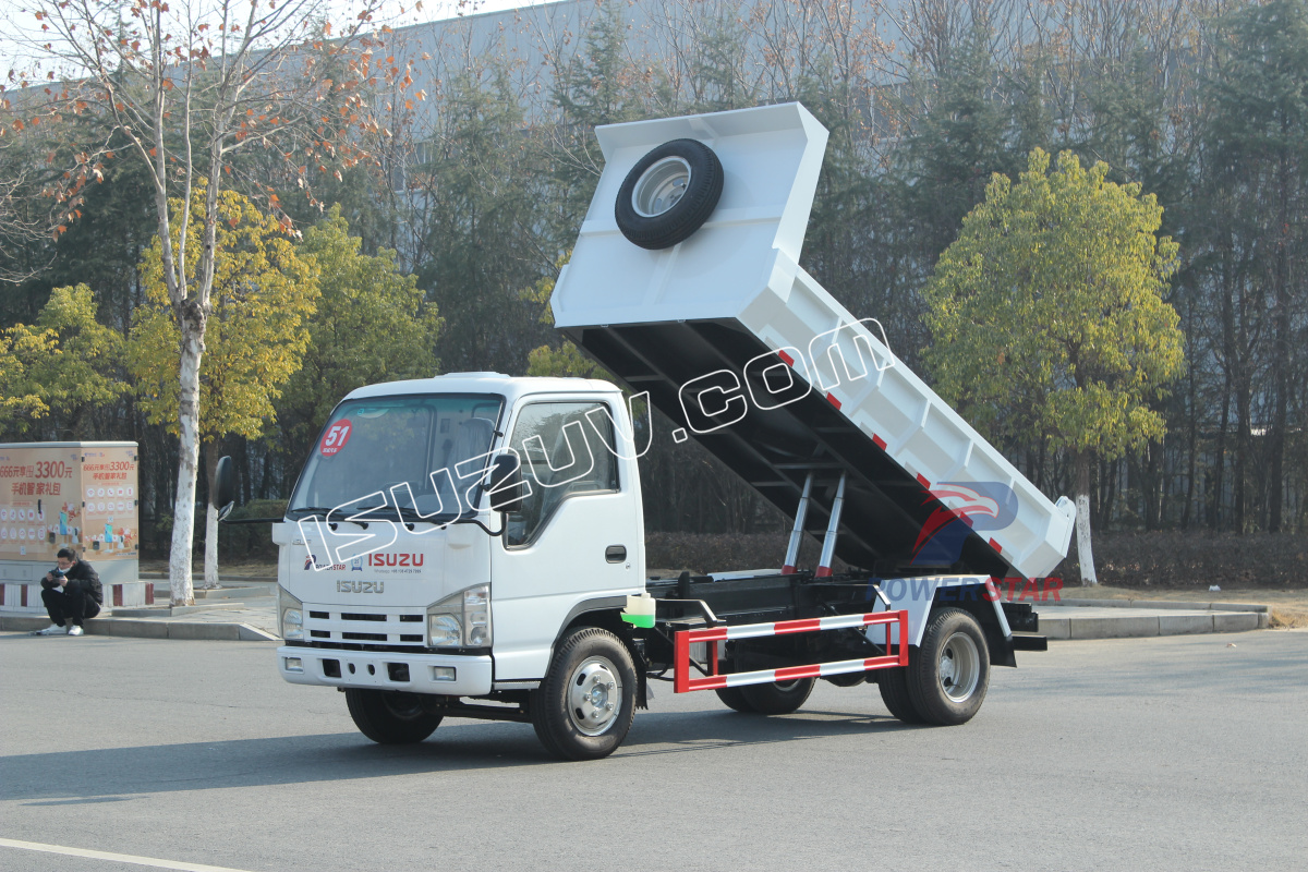 Japan 2ton 3ton Isuzu 4KH1 98HP Dump tipper truck