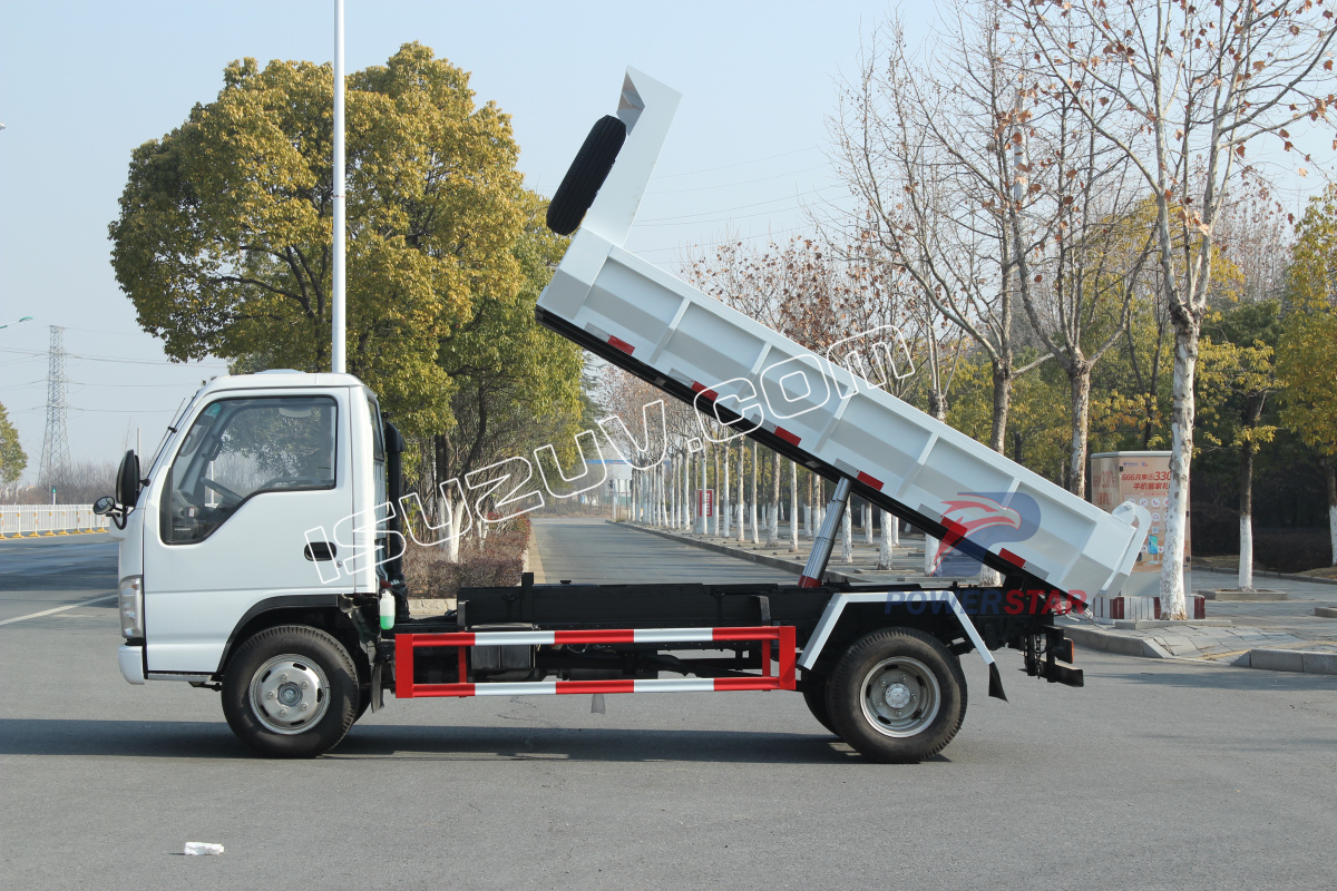 Japan 2ton 3ton Isuzu 4KH1 98HP Dump tipper truck