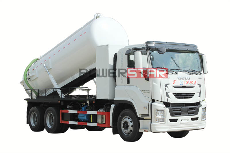 Giga camion cisterna settica Isuzu