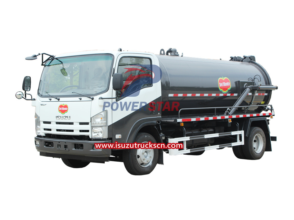 Sewer vacuum truck Isuzu